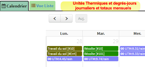 calendrier cultural