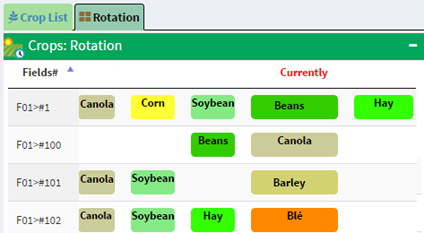 crop record on line